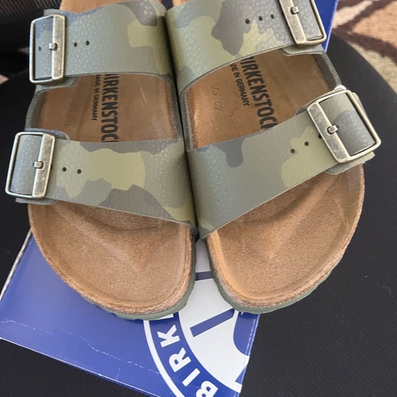 Birkenstock Camo Soil Arizona Sandal New - w/bonus beaded anklet - Picture 8 of 14